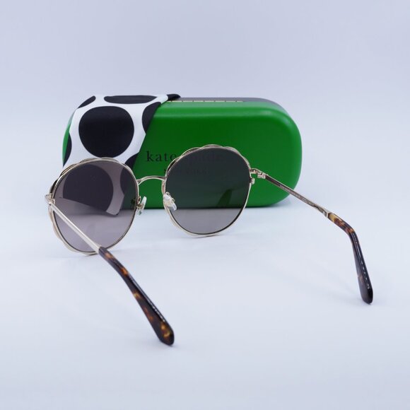 Kate Spade CANNES/G/S 0C9A HA Round Sunglasses - Red/Gold/Brown Gradient - Picture 5 of 10